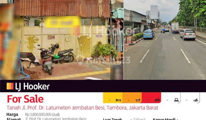 Tanah Jl. Prof. Dr. Latumeten Jembatan Besi, Tambora, Jakarta Barat 2