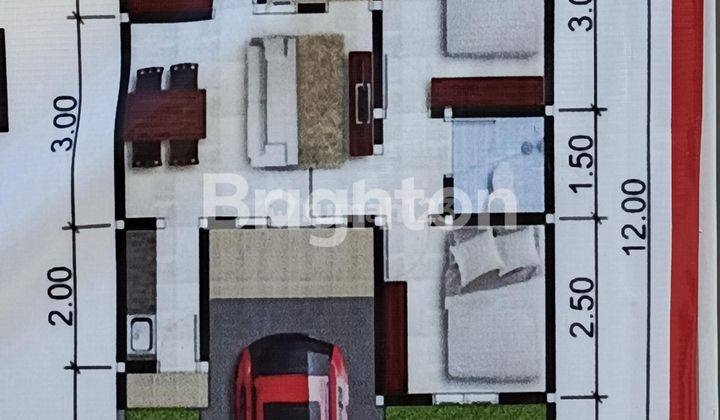 Rumah baru 1 lantai siap huni di Alana Cemandi cluster Venezia 2