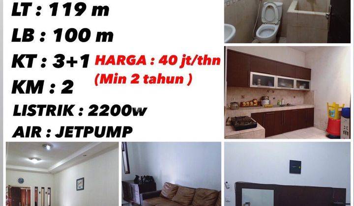 Disewakan Rumah Siap Huni Sudah Furnish di TKI 3 Bandung  1