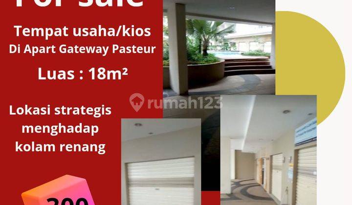 Dijual Cepat Kios Di Apartemen Gateway Pasteur Bandung  1