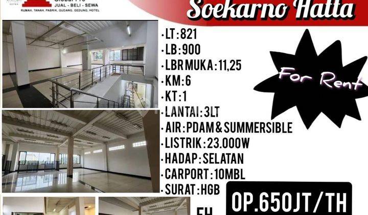 Dijual Gedung Kantor Di Mainroad Soekarno Hatta Bandung  1