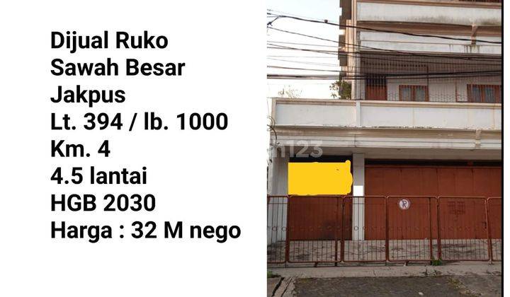 Dijual Cepat Ruko Di Area Sawah Besar Jakarta Pusat  1