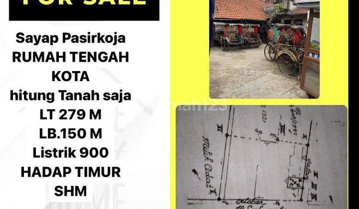 Dijual Rumah Hitung Tanah Di Sayap Pasir Koja Bandung  1