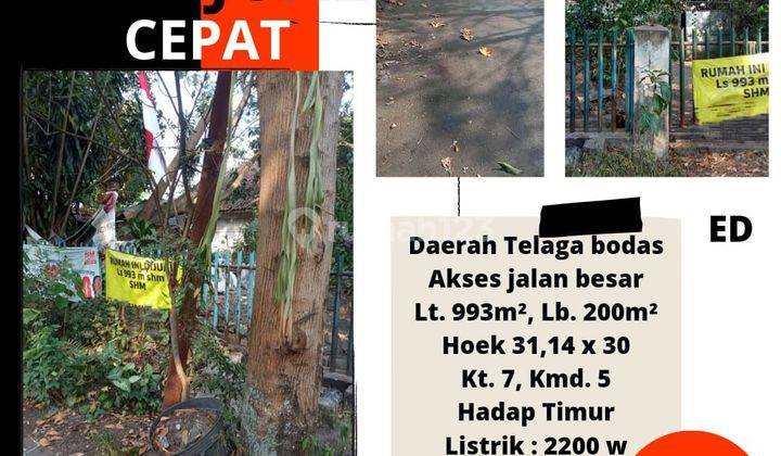 Dijual Cepat Bangunan Dihitung Tanah Area Telaga Bodas Bandung  1