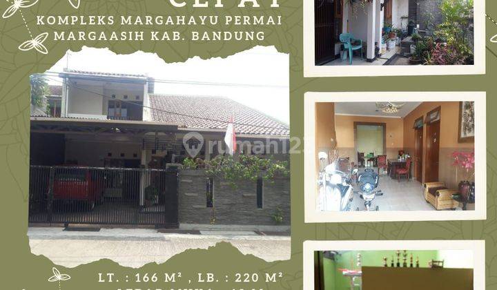 Dijual Cepat Rumah Minimalis Di Kompleks Margahayu Permai Bandung  1