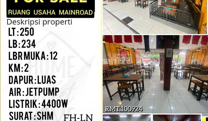 Dijual Ruang Usaha Mainroad Moch Toha Bandung 1