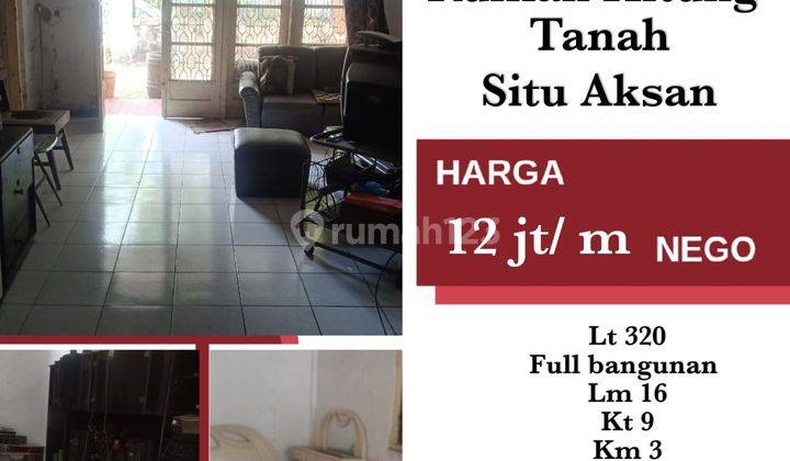 Dijual Rumah Hitung Tanah Di Situ Aksan Bandung  1