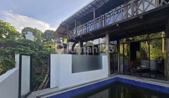 Villa Joglo View Rice Fields San River Ketewel