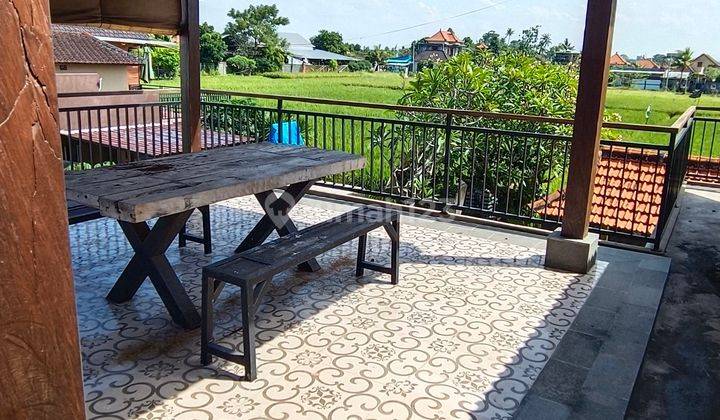 Di Jual Rumah semi Villa View sawah dan gunung Ubud Selatan 1