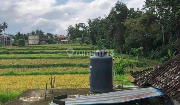 For sale, 1st floor house in Pejeng Ubud with view of rice fields, cool air 2