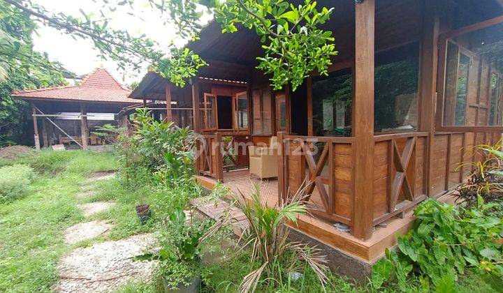 Di jual Tanah Bonus Bangunan joglo los Sungai 1