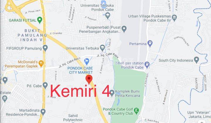 Di Jual Sebidang Tanah di Pondok Cabe 4