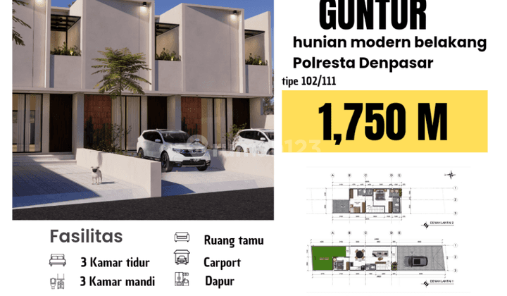 Rumah Murah Dekat Polresta Denpasar Lokasi Strategis 2