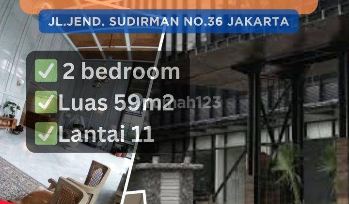 Apartement Pusat Bisnis Jakarta 2 Bedroom 1