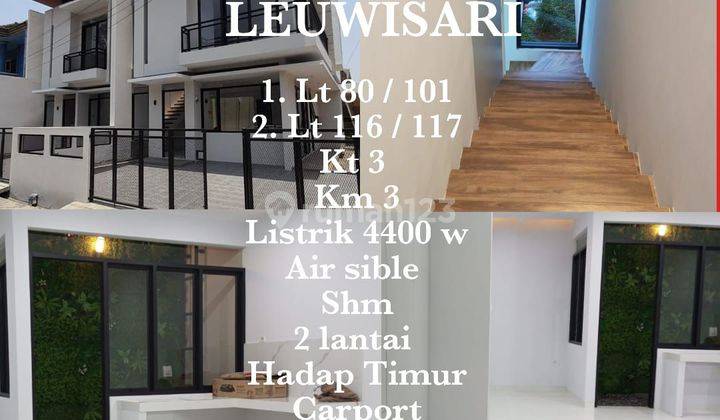 Dijual Rumah Baru tengah kota siap huni Leuwisari  1