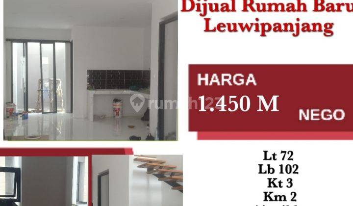 Jual  Rumah baru di di Leuwi panjang 1