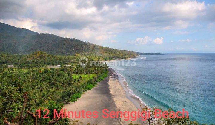 TANAH UNTUK DIBANGUN VILLA DI LOMBOK BARAT DEKAT PANTAI SENGGIGI  2