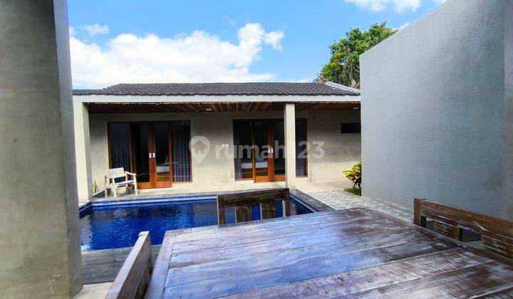 VILLA WITH PRIVATE POOL 2 BEDROOM FOR RENT PER YEAR IN CANGGU 1