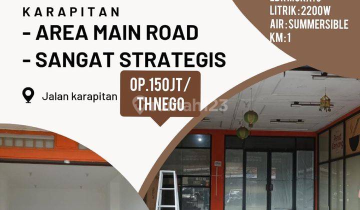 RUANG USAHA MAINROAD SANGAT STRATEGIS DAN MURAH 1