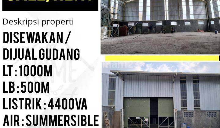 DISEWA / DIJUAL GUDANG SUPER LUAS 1