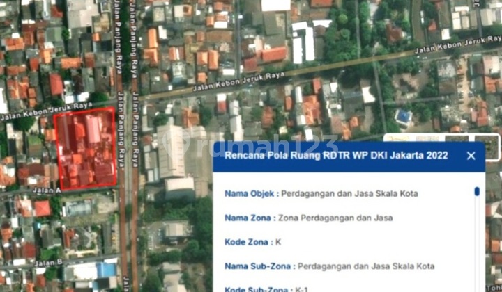 For Rent 10 Meters Wide Commercial Space Jl. Panjang Kebon Jeruk