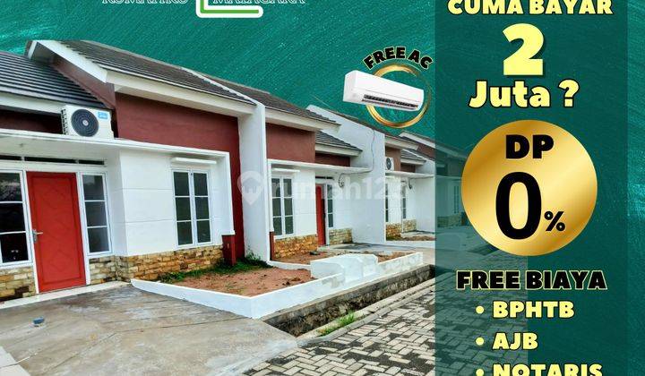 Dijual Rumah Modern Siap Huni DP 0% Cukup 2 Juta All in Free Ac 1