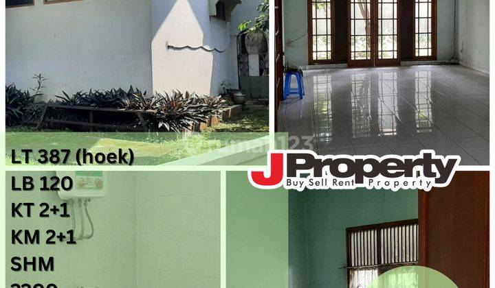 rumah hoek luas tanah besar di daerah kopo (kopo melati)  SHM - Sertifikat Hak Milik 1