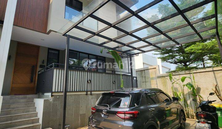 Rumah Town House Minimalis Modern Ampera Kemang 2