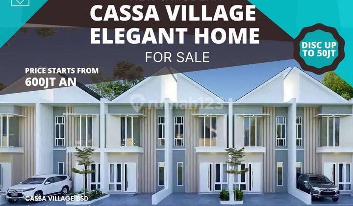 Rumah Murah Cluster 3kt Cuma 600jtan Di Bsd 1