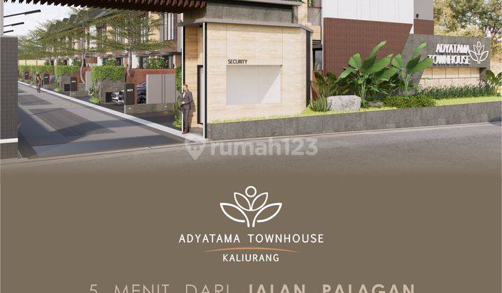 Townhouse Mewah Nyaman Dalam Cluster Eksklusif 12 Unit Dekat Ugm 2