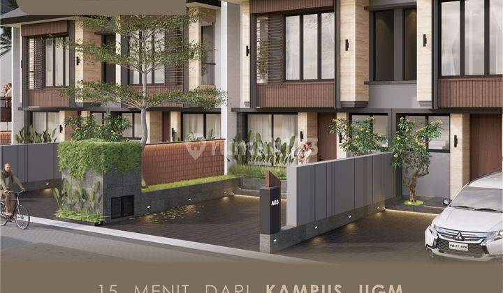 Townhouse Mewah Nyaman Dalam Cluster Eksklusif 12 Unit Dekat Ugm 1