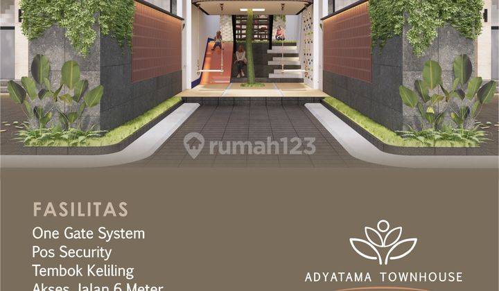 Townhouse Mewah Nyaman Dalam Cluster Eksklusif 12 Unit Dekat Ugm 2