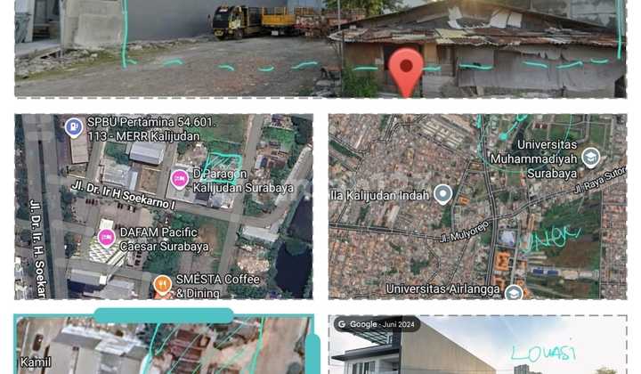 Land Location Very Strategic Raya Merr Rungkut Dharmahusada