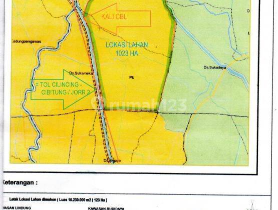 Dijual Murah Lahan Strategis Shm Sertifikat Hak Milik 1023 Hectare Di Suka Mekar Tambelang, Tambelang 5