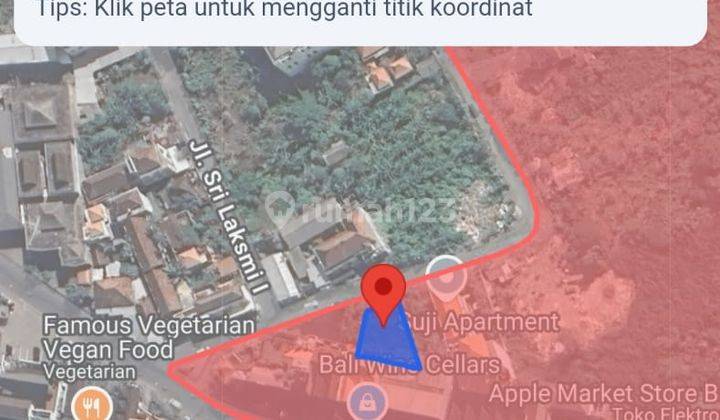 Dijual Tanah Premium di Shri Laksmi Nakula Legian 2