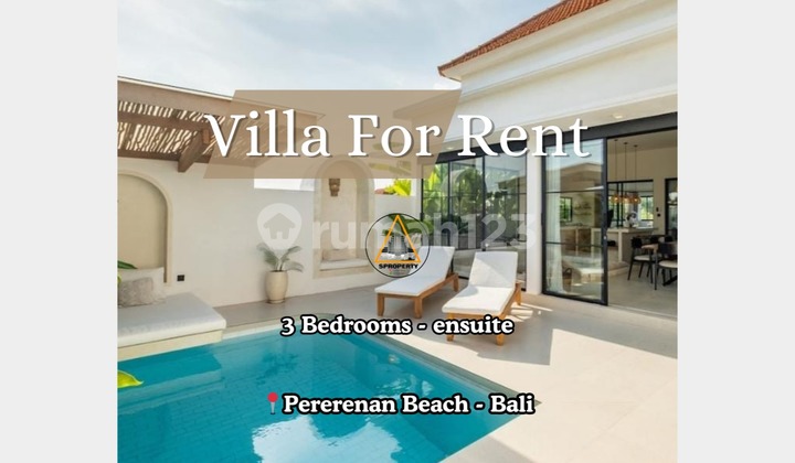 Brand new villa Monthly rent Location at Jalan pantai Pererenan 1