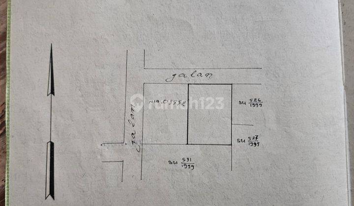 Dijual Sebidang Tanah Kosong di Perumahan Taman Jimbaran 2