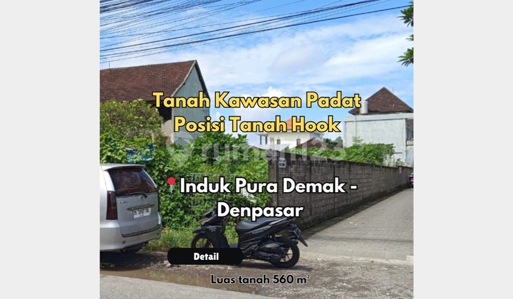 Tanah Kawasan Padat di Jalan Induk Pura Demak Denpasar 1