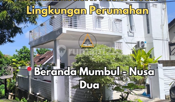 Rumah Modern Lantai 2 Posisi Hook di Mumbul Nusa Dua 1