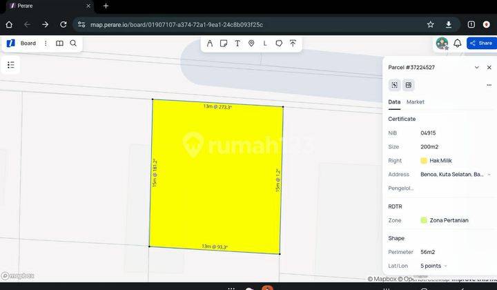 Land for sale in tourist area in Sawangan Residence 2