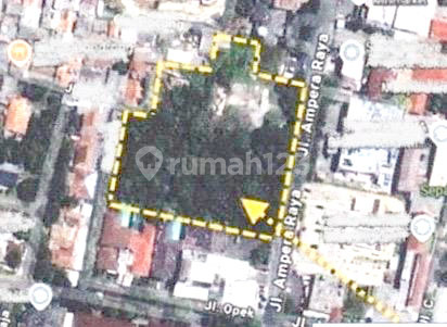 Dijual Tanah Komersil di Ampera Raya jakarta Selatan