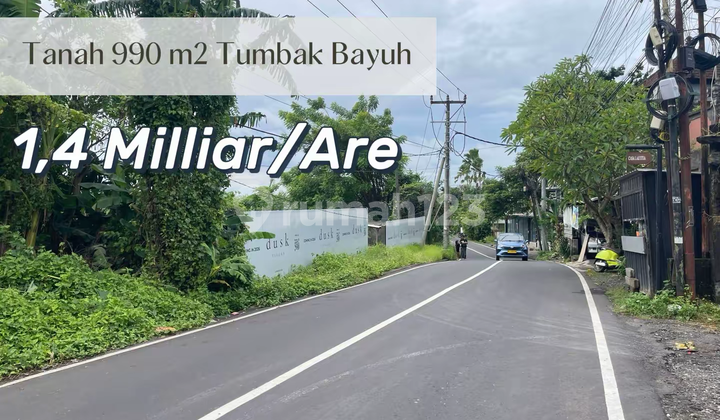 For Sale Tanah Strategis Pinggir Jalan - Potensi Villa Premium Tumbak Bayuh For Sale Tanah Strategis Pinggir Jalan - Potensi Villa Premium Tumbak Bayuh