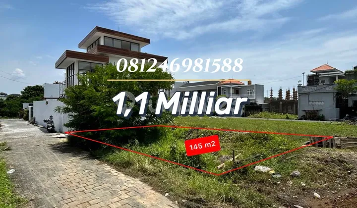 Tanah Siap Bangun di Munggu Bantas - Investasi Strategis Dekat Kawasan Villa