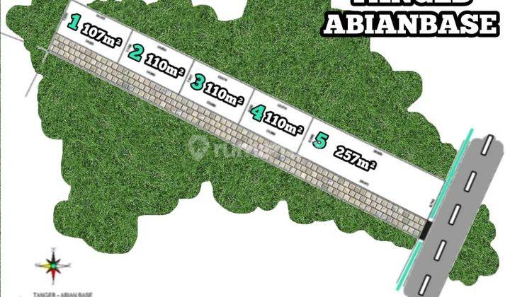 Tanah di Jalan Raya Tangeb, Badung SHM 100 are 1