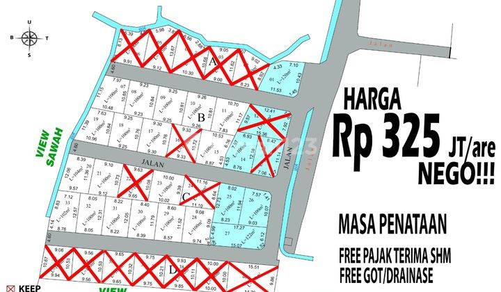 Promo Tanah Kavling Murah Digulingan 1