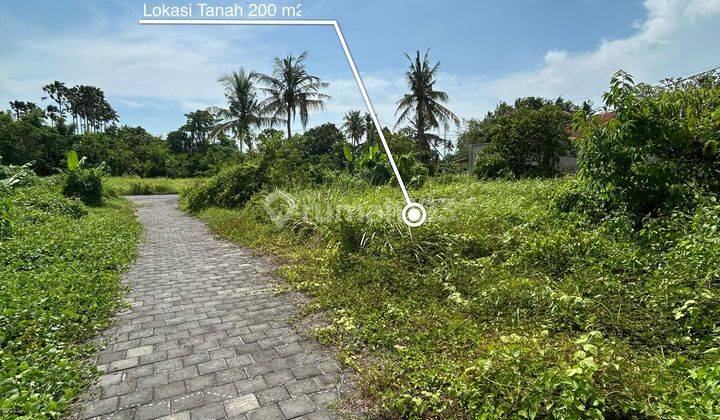 For Sale Land 200 M2 Villa Kedungu Residential Area 1