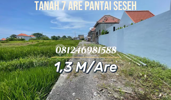 Tanah Freehold Termurah di Pantai Seseh - Walking Distance ke Pantai