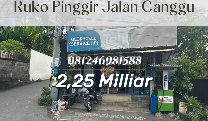 Shop House + Hook House on Main Road Pererenan - Premium Land Value Canggu Shop House + Hook House on Main Road Pererenan - Premium Land Value Canggu