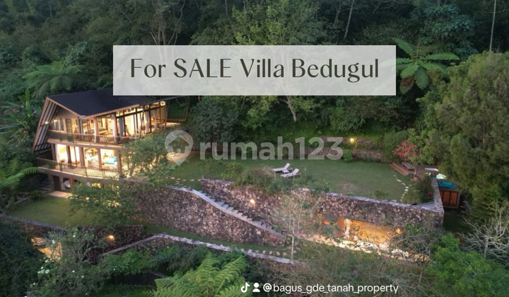 Dijual Villa Mewah Dengan Pemandangan Danau & Gunung Di Bedugul