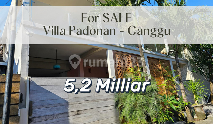 For Sale – Villa Mewah Dengan View Sawah Di Padonan, Tibubeneng, Kuta Utara, Badung, Bali